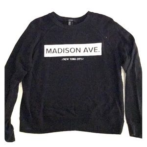 Madison Avenue Graphic Sweatshirt